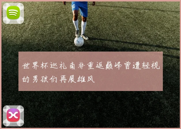 世界杯巡礼南非重返巅峰曾遭轻视的男孩们再展雄风